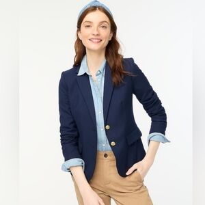 J Crew Original Schoolboy blazer in navy blue wool blend